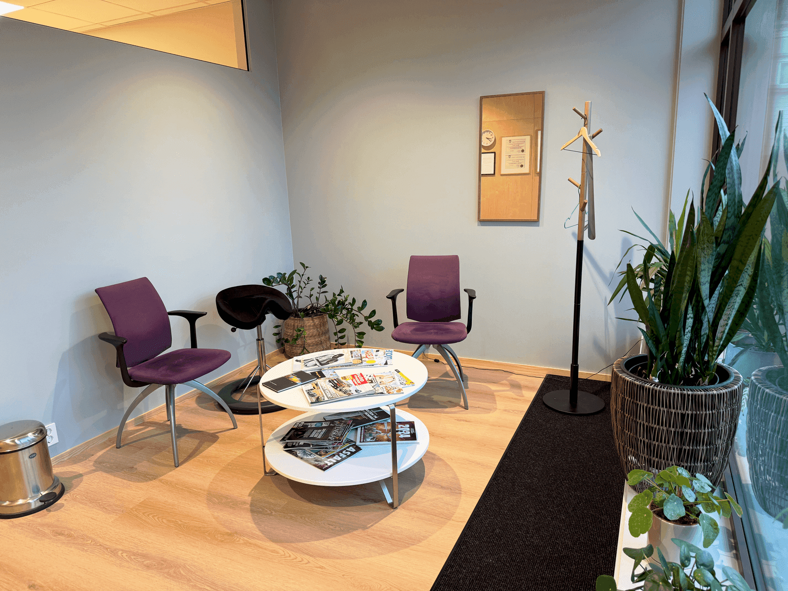 Behandlingsrom hos Kiropraktorklinikken i Haugesund